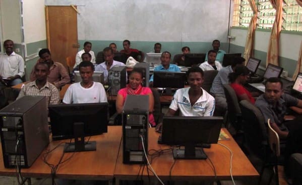 photo of journalists in my class at bahir dar u