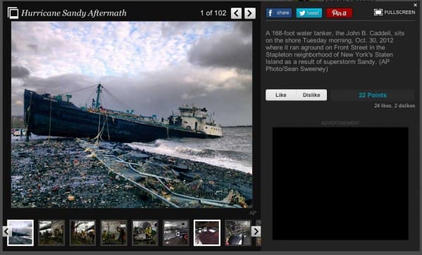 hurricane sandy slideshow 